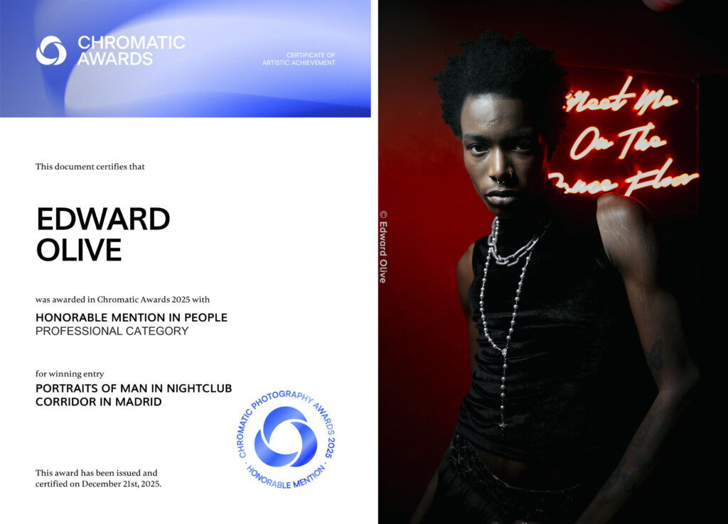 chromatic awards edward olive fotografo de moda madrid mencion honorable