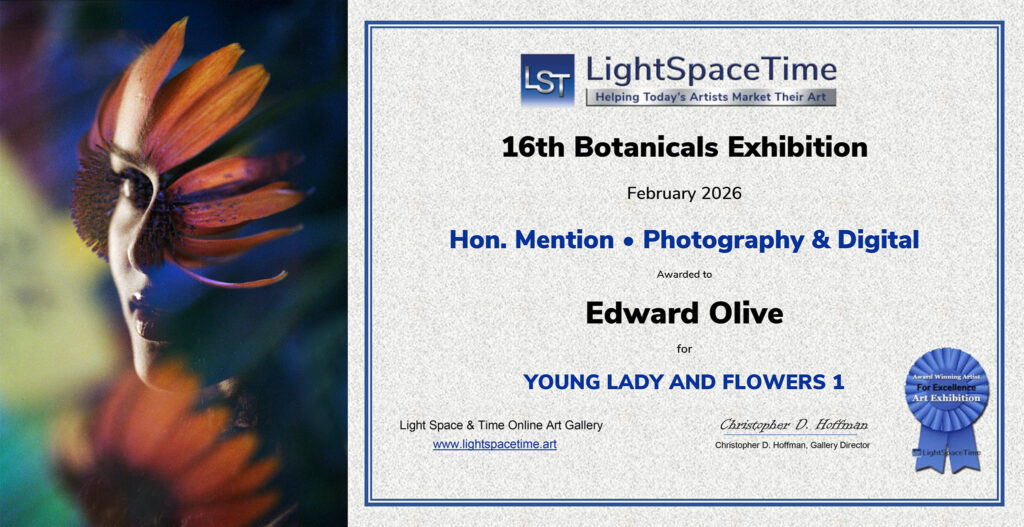 Light Space Time Gallery Edward Olive Photographer Award HM th Botanicals