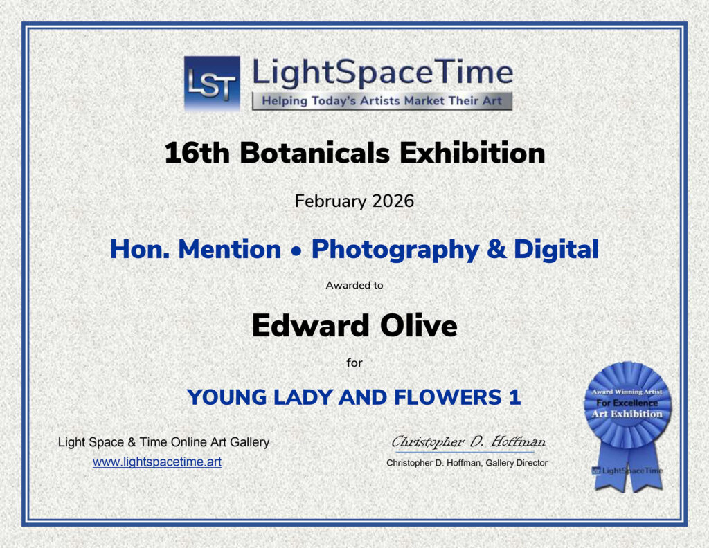 Light Space Time Gallery Edward Olive Photographer Award HM th Botanicals