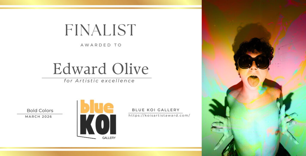 Blue Koi Gallery Bold Colors Finalist art portrait