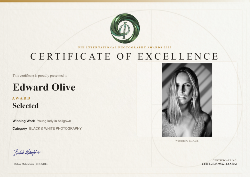 certificate edward olive ()