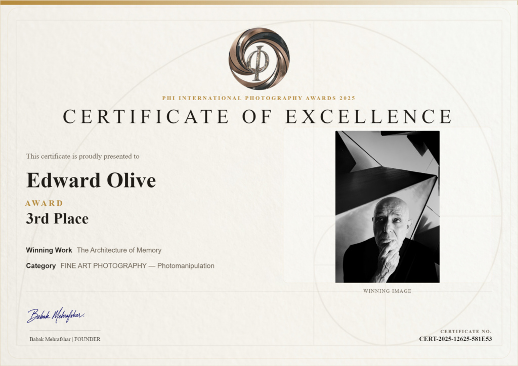 certificate edward olive