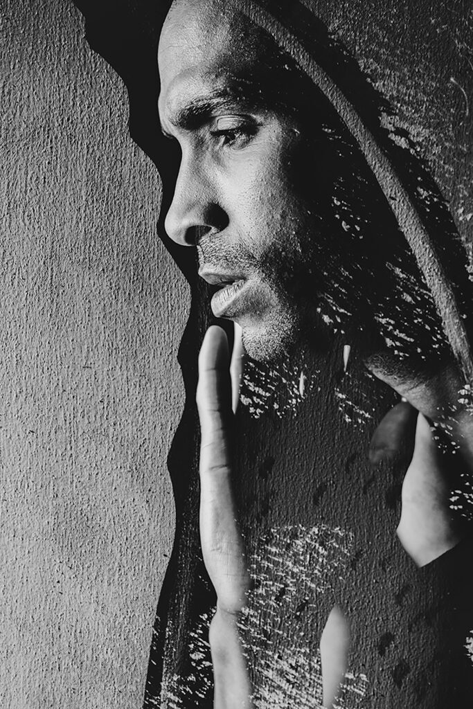 RAv RAv photographer double exposure art edward olive portraitv