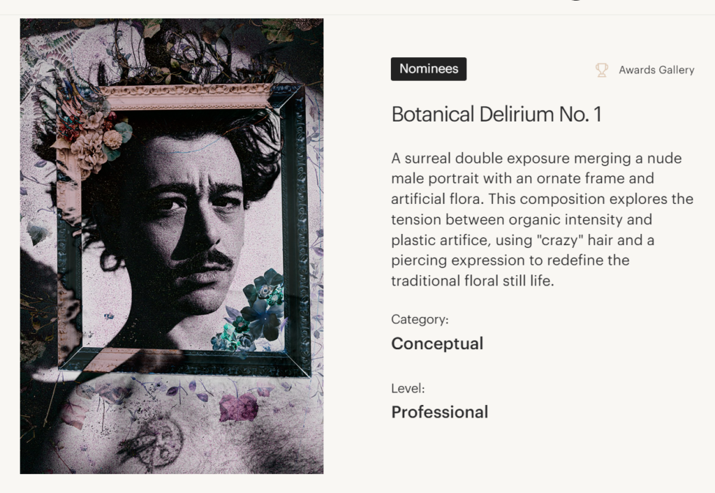 Awards Conceptual Professional Nominated Photography Edward Olive